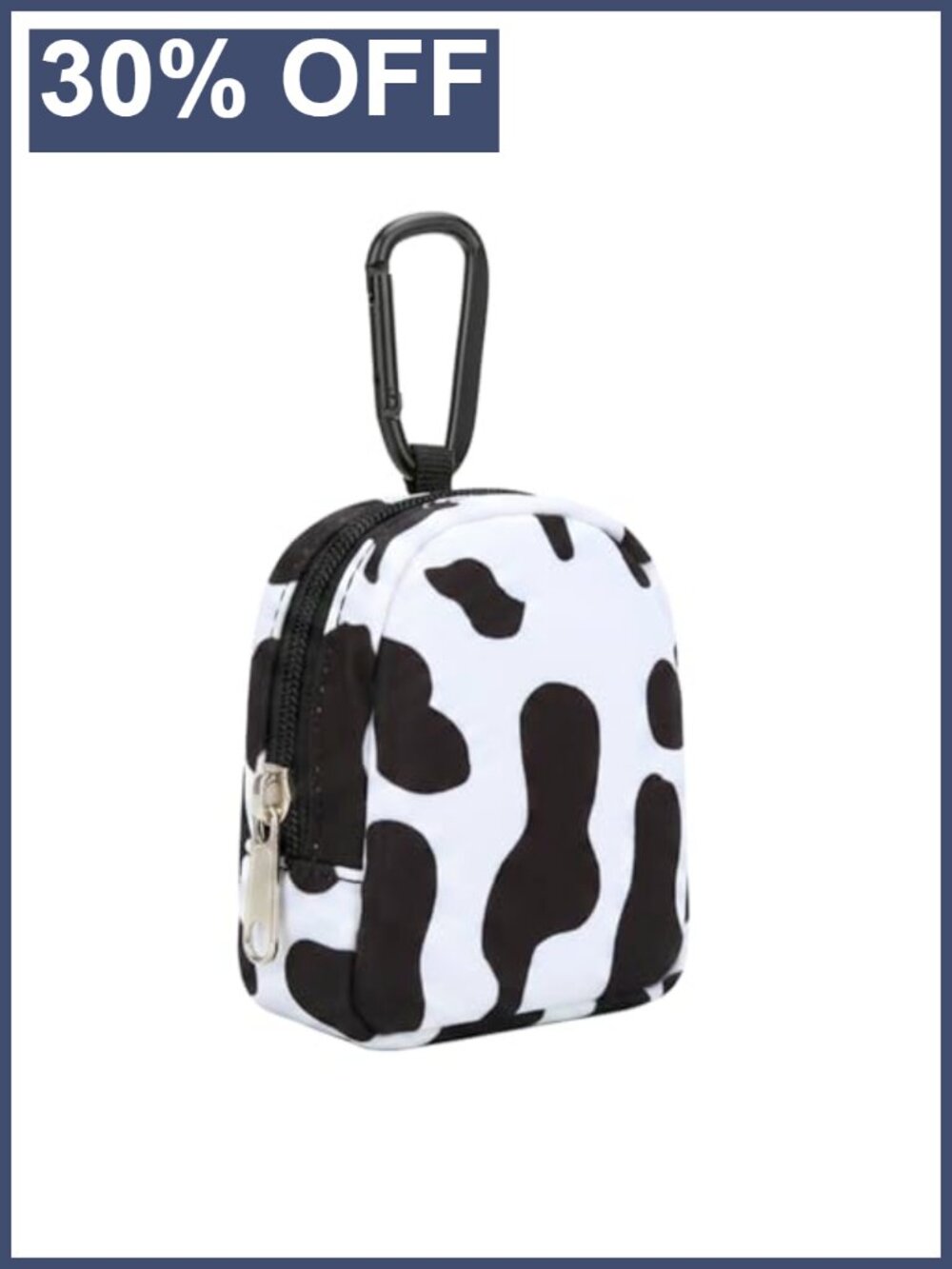 Mini Coin Purse Keychain Zip Wallet Card Holder Ripstop Nylon